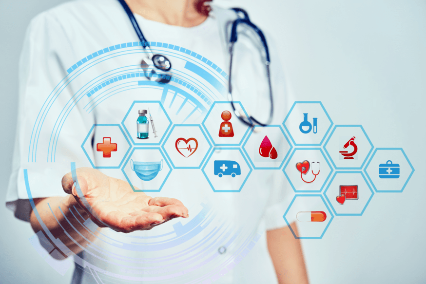 Different medical info buttons just for illustration